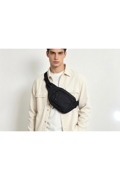 Nenya Siyah Erkek Sling Bag