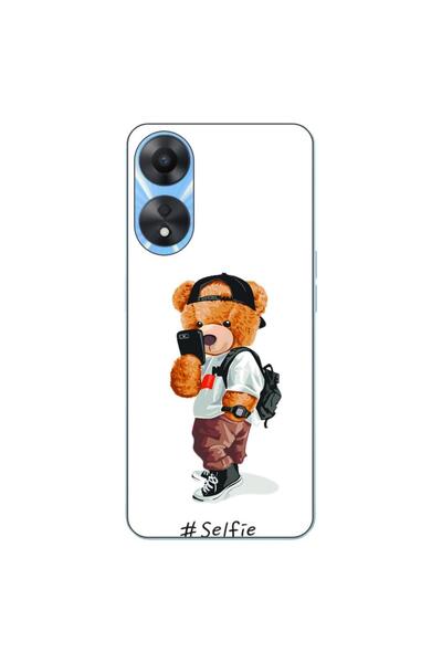 OEM Husa compatibila cu Oppo A78 4G (CPH2565) Silicon Gel Tpu Model Bear Tedd...