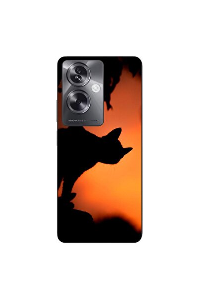 OEM Husa compatibila cu Oppo A79 5G Silicon Gel Tpu Model Halloween Pisica Ne...