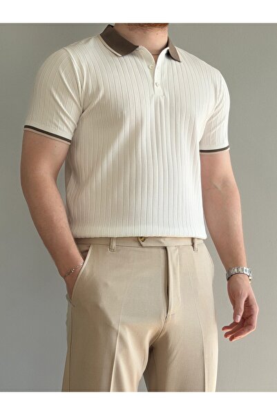 HAVANNA Erkek Polo Yaka Triko Tişört Regular Fit Old Money Stil