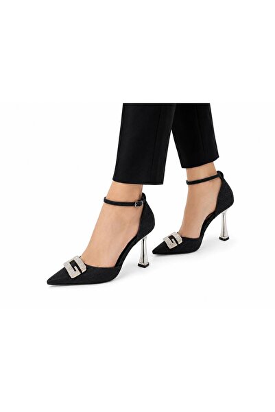TRENDYSHOSE 05424 Heeled Buckle Women's Shoes