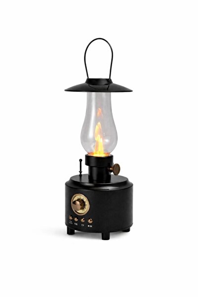 BaoBao Lanternă LED vintage cu efect realist de flacără, reîncărcabilă, decor...