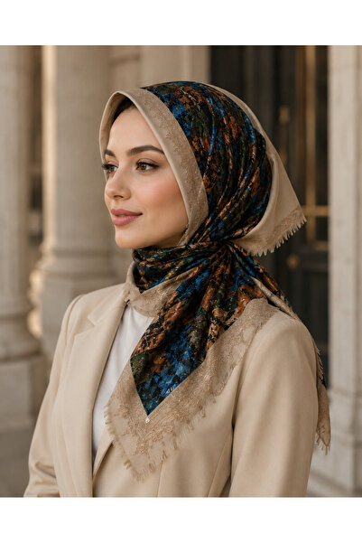 Butik Kaliteli Yüzde 95 Pamuk Eşarp Yazma