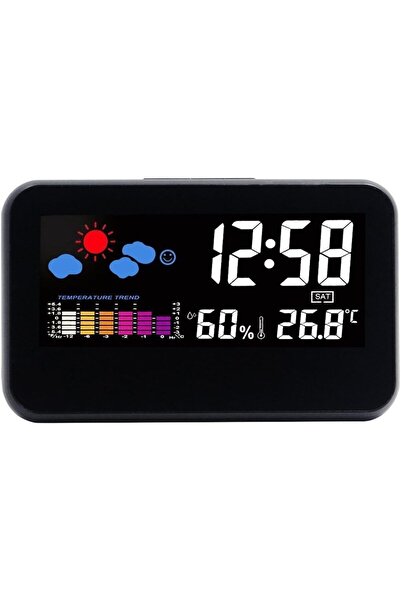Arabest Smart Alarm Clock,Digital LED Display,Backlight,Indoor Temperature Mo...