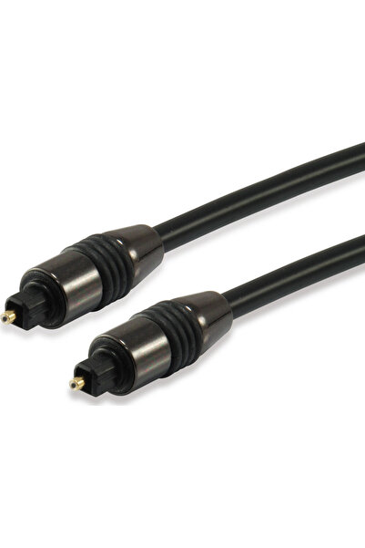 EQUIP Cablu audio Toslink SPDIF St/St 1.80m negru, pungă de plastic