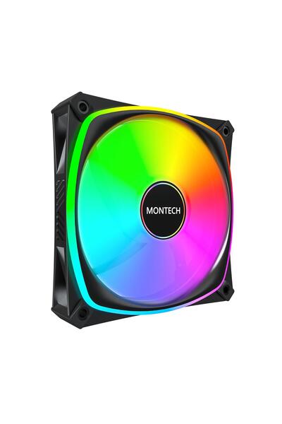 MONTECH AX120 PRO PWM-LƒÇ≈∫fter, DRGB - 120mm, negru