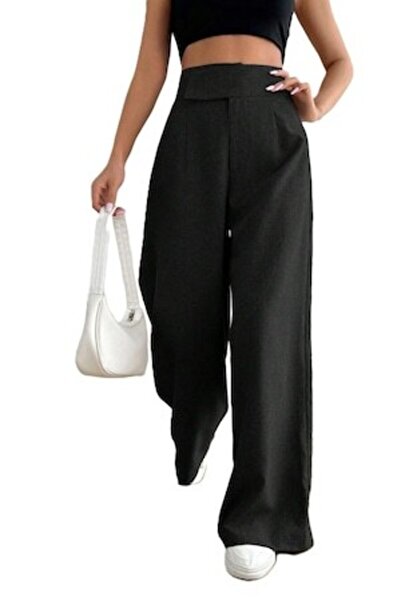 StreetWear Outlet Women's Pants, With Asymmetric Waist and Wide Cut, Casual, ...