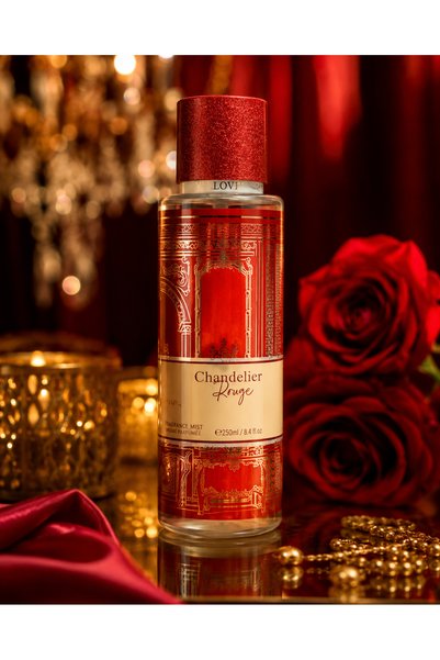 V.V LOVE Parfum Body Mist Dama Premium 250ML Chandelier Rouge, Note Orientale Seducatoare