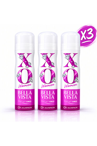 Xo Bella Vista Kadın Deodorant 150 ml x 3 Adet
