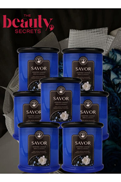 The Beauty Secrets 7 قطع شمعة معطرة سافور 500 جرام