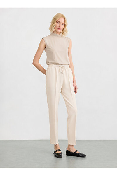 Selen Ekru Kadın Pantolon 26YSL5592