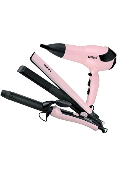 Sanford Hair Dryer + Straightener + Curler