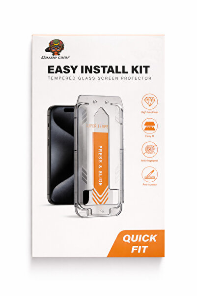 Generic Set 2 folii protectie + kit instalare pentru iPhone 14, sticla securi...