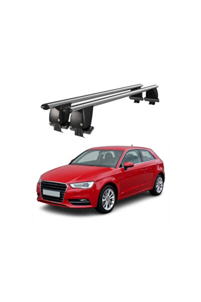 OEM Aluminum car trunk crossbars compatible with smooth roof Audi A3 8VA Spor...