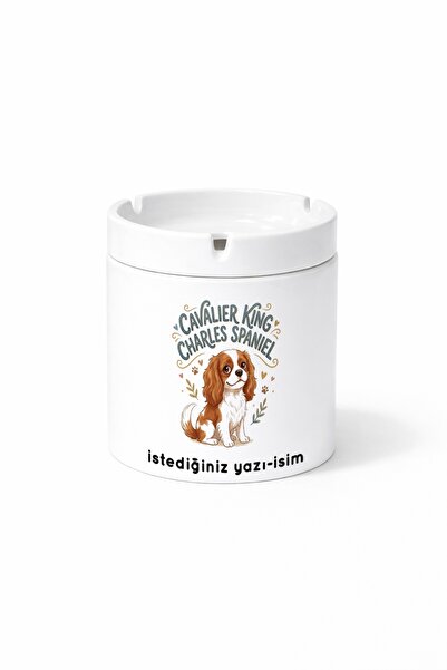 Kirbi Reklam Animal Cavalier King Charles Spaniel Dog Printed Ashtray Ashtray...