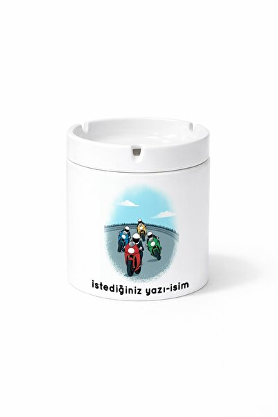Kirbi Reklam هدية منفضة سجائر مطبوعة على الوجهين من Diger Motor Racing لسباقا...