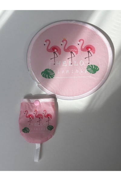 BERFACCESSORIES Flamingo Katlanabilir Yelpaze