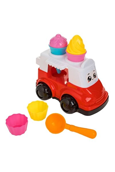 OEM Set de plajă Camion de înghețată 24x16x16cm și 7 Accesorii