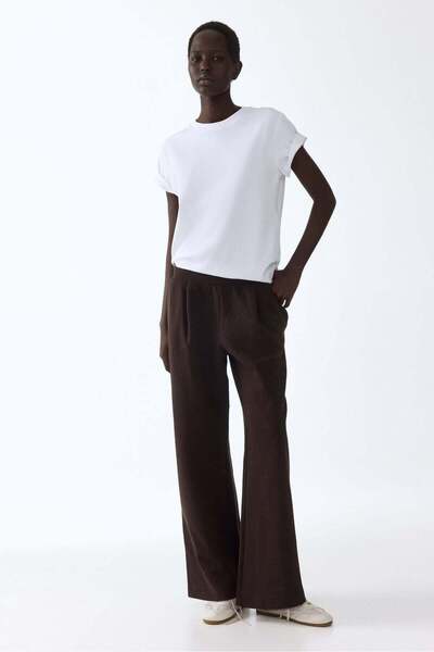 H&M Wide interlock joggers