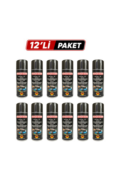 Zincir Yağlama Sprey 400 ml x 12 Adet