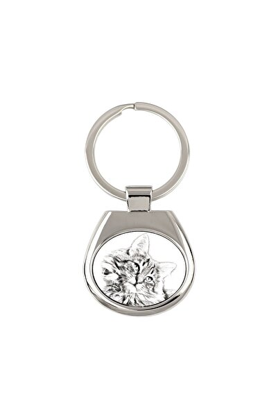 Art - Dog Art-Dog Breloc Pisică de Pădure Norvegiană – Pandantiv Personalizat...