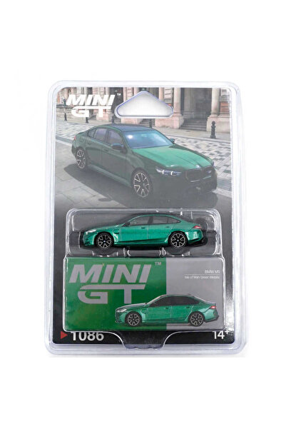 mini gt 1:64 BMW M5 G90 Isle of Man Green Metallic Blister Paket Diecast Mode...