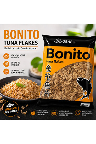 GENSO Bonito Tuna Flakes 500g – Kurutulmuş Ton Balığı Parçaları Japon Mutfağı...