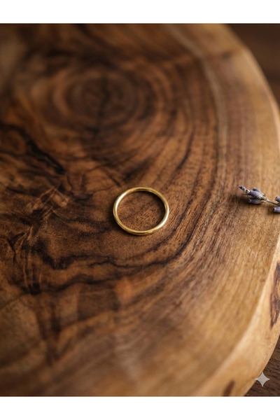 SARI RENK Cerrahi Çelik Minimalist İnce Halka Piercing - Kulak Kıkırdak, Helix Ve Hızma
