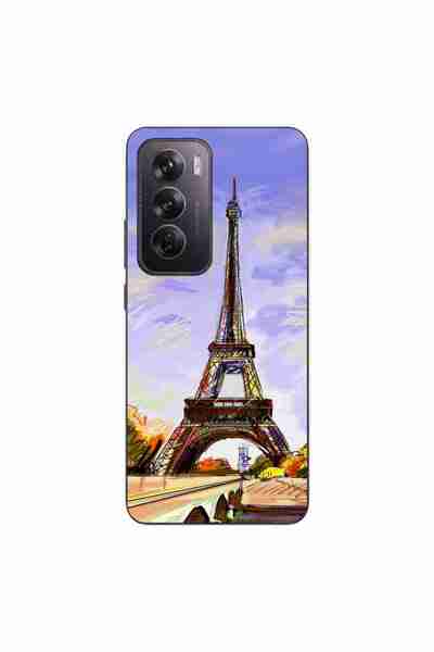 OEM Husa compatibila cu Oppo Reno12 Pro Silicon Gel Tpu Model Desen Turnul Ei...