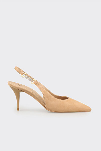 Elle Shoes Naturel Deri Kadın Klasik Ayakkabı