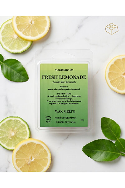 OEM WAX MELTS, ceara soia parfumata, FRESH LEMONADE, lamaie, lime, bergamota,...