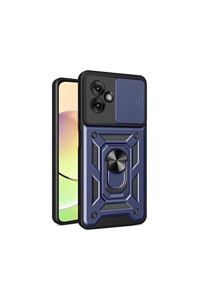 sscase Sliding Camera Σκληρή Θήκη με Δαχτυλίδι Blue (Motorola Moto G55 5G)