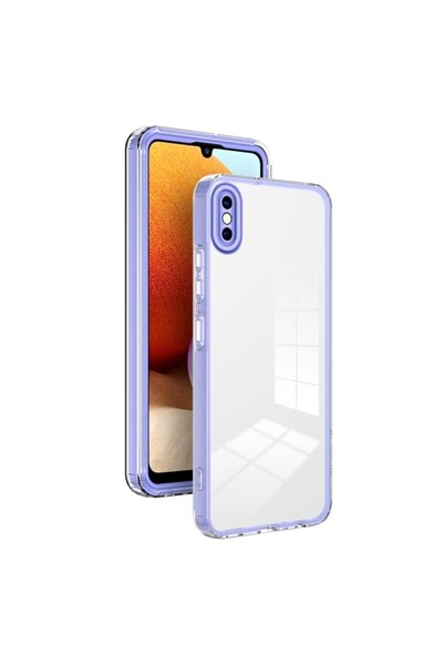 sscase Color Frame Διάφανη Σκληρή Θήκη Purple (Apple iPhone X/Xs)