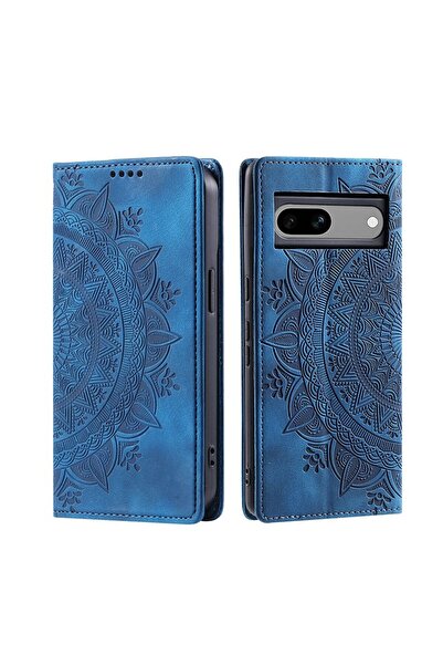 sscase Mandala Flower Θήκη Βιβλίο Blue (Google Pixel 8a 5G)