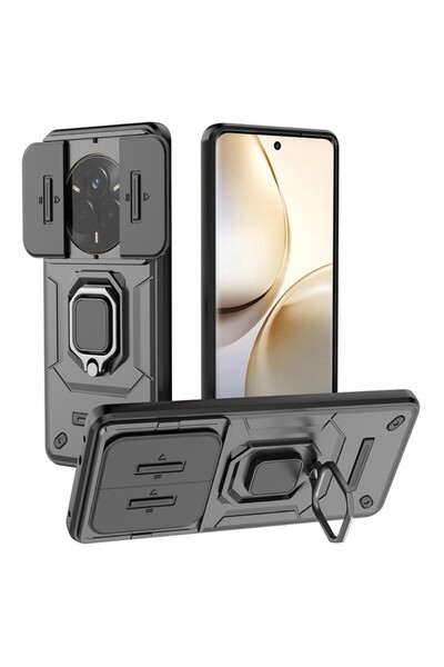 sscase Sliding Camshield Σκληρή Θήκη με Δαχτυλίδι Black (Realme 14 Pro 5G)