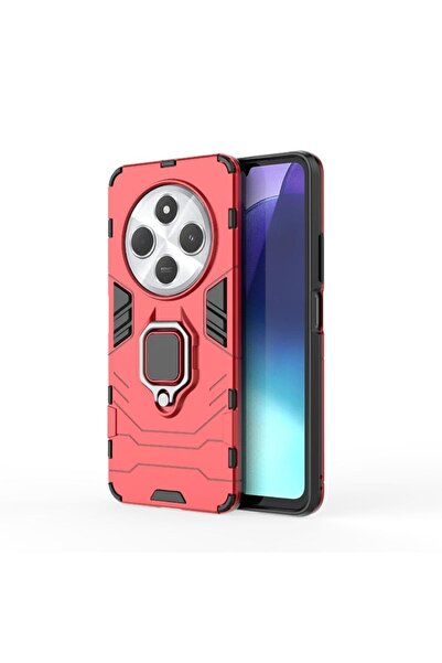 sscase Magnetic Ring Σκληρή Θήκη με Δαχτυλίδι Red (Xiaomi Redmi 14C 4G/Poco C...