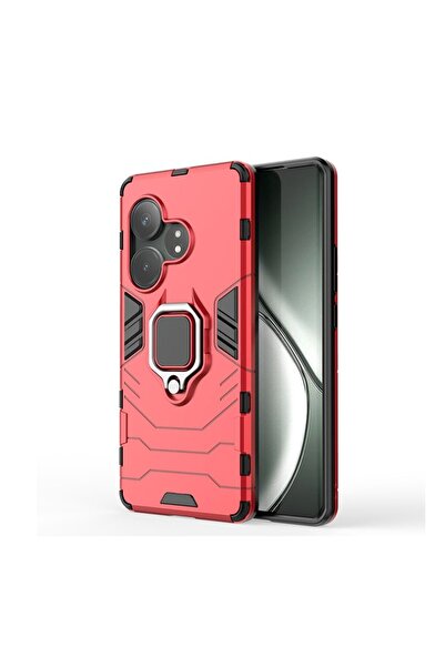sscase Magnetic Ring Σκληρή Θήκη με Δαχτυλίδι Red (Realme GT 6 5G / GT 6T 5G)