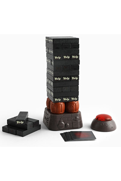 Top Brıght Kids Stacking Tower Balance Educational Toy - Black