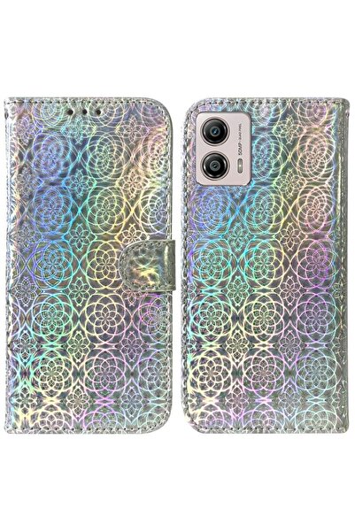 sscase Colorful Magnetic Θήκη Πορτοφόλι Silver (Motorola Moto G53 5G)