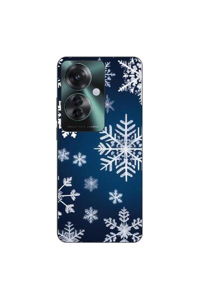 OEM Husa compatibila cu Oppo Reno11 F 5G Silicon Gel Tpu Model Fulgi de Nea
