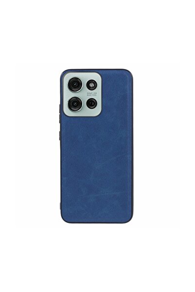 sscase Leather Coated Σκληρή Θήκη Blue (Motorola Moto G75 5G)