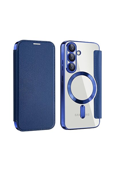 sscase Straight MagSafe Θήκη Βιβλίο Blue (Samsung Galaxy S25 Plus 5G)