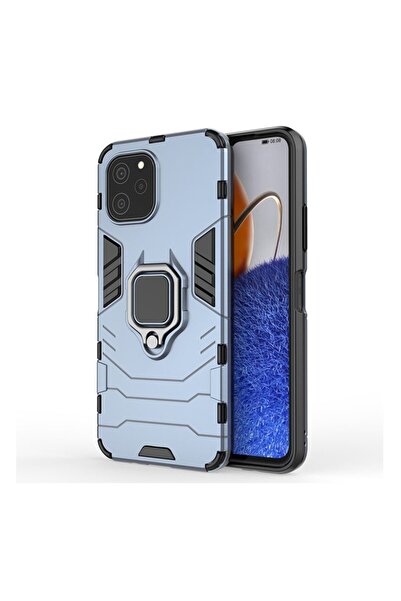 sscase Magnetic Ring Σκληρή Θήκη με Δαχτυλίδι Blue (Huawei Nova Y61)