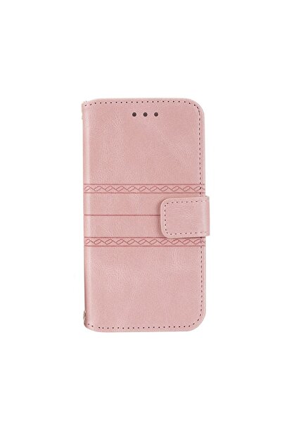 sscase Embossed Striped Θήκη Πορτοφόλι Pink (Xiaomi Redmi Note 11 Pro 4G / 5G)