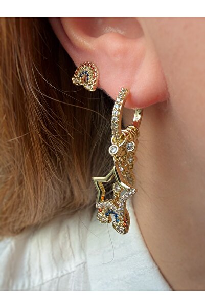 ToffyStore Rainbow Figured Earrings