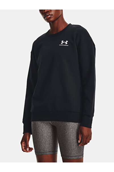 Under Armour Mikina Essential Fleece Crew-BLK