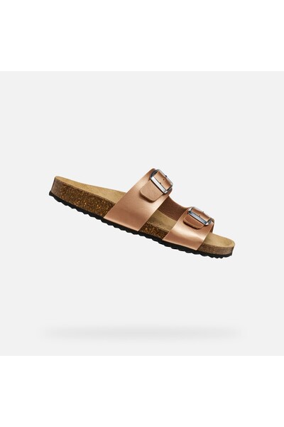 Geox Sandale de damă Brionia, de culoare maro deschis