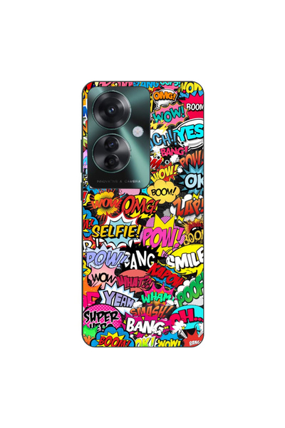 OEM Husa compatibila cu Oppo Reno11 F 5G Silicon Gel Tpu Model Pop Art Pow Wo...