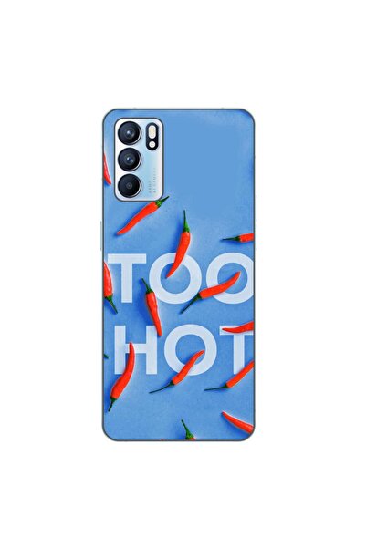 OEM Husa compatibila cu Oppo Reno6 5G Silicon Gel Tpu Model Mesaj Too Hot