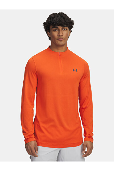 Under Armour Pánské tričko Vanish Elite Seamless 1/4 Zp-ORG